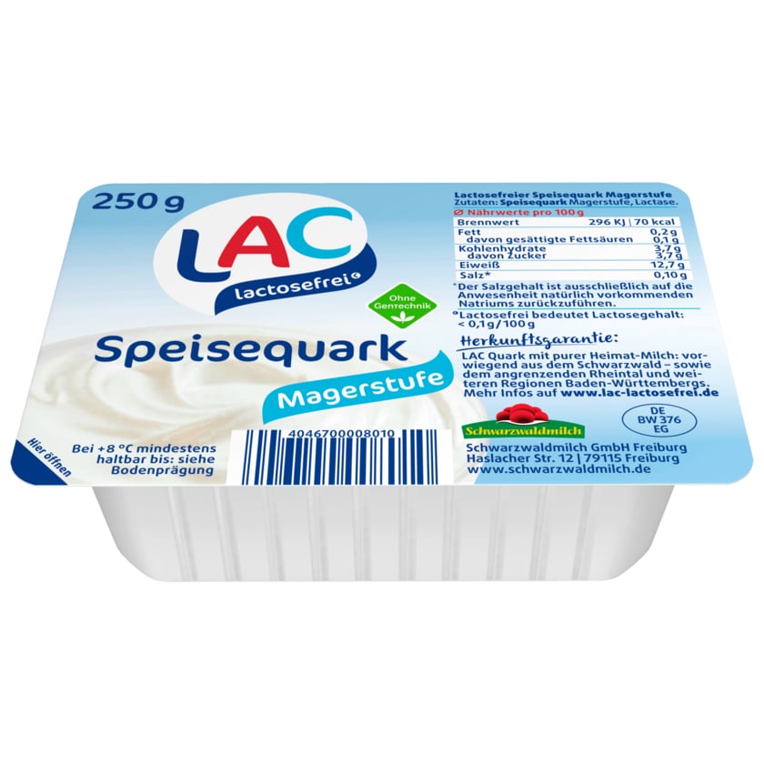 Schwarzwaldmilch LAC Speisequark Magerstufe 250g